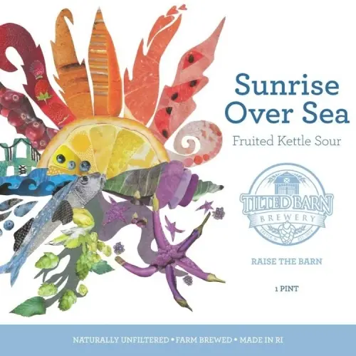 Tilted Barn Brewery Sunrise Over Sea - Raspberry