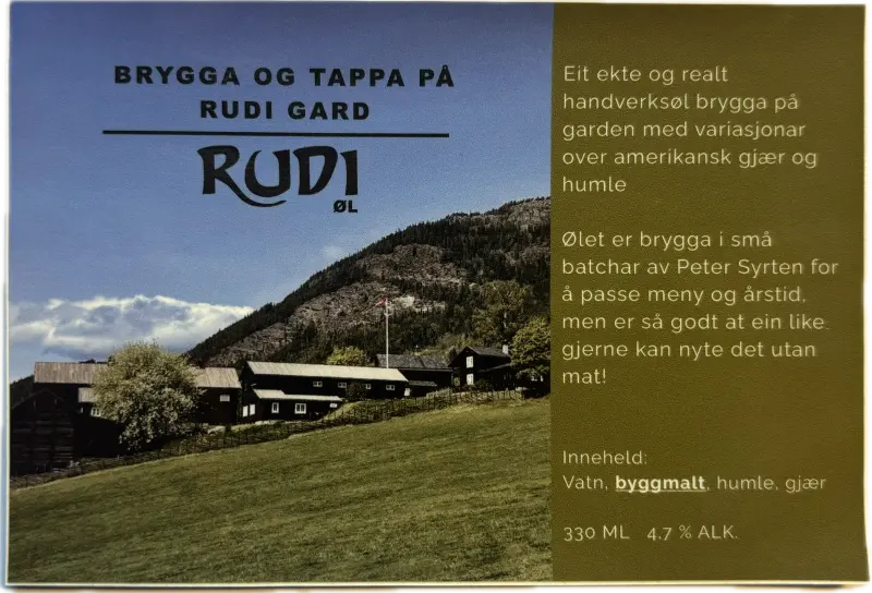 Rudi Gard Sommer Øl Simcoe