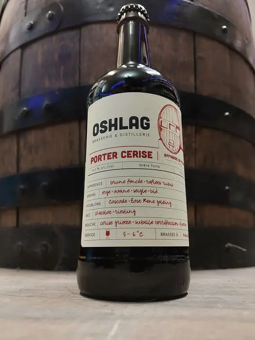 Oshlag Brasserie & Distillerie Porter Cerise
