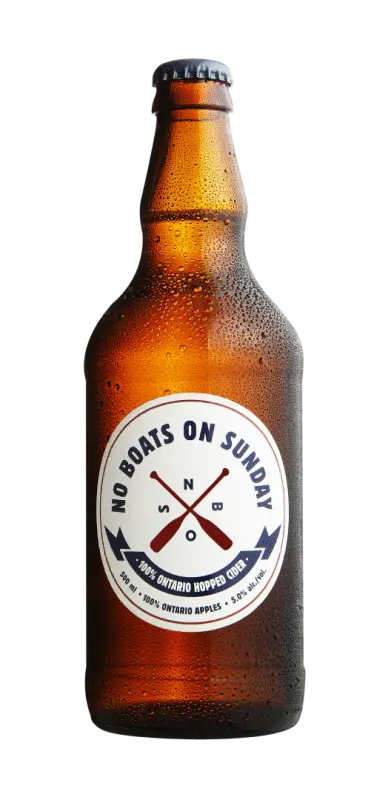 No Boats On Sunday 100% Ontario Hopped Cider