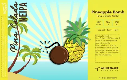 Whiprsnapr Brewing Co. Pineapple Bomb