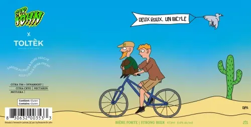 Brasserie Sir John Brewing Company Deux Roux, Un Bicycle