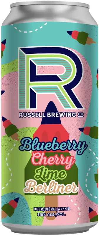 Russell Brewing Company Blueberry Cherry Lime