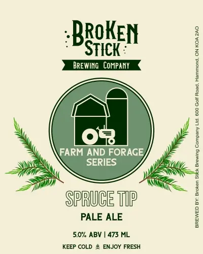 Broken Stick Brewing Company Spruce Tip Pale Ale