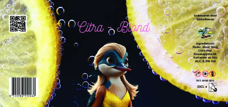 Dinkelbieren Citra-Blond