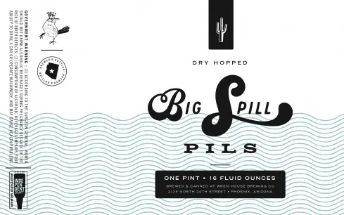 Wren House Brewing Company Big Spill Pils - Mosiac