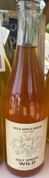Salt Spring Wild Cider House Wild Apple Grape