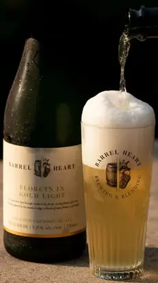 Barrel Heart Brewing & Blending Florets in Gold Light
