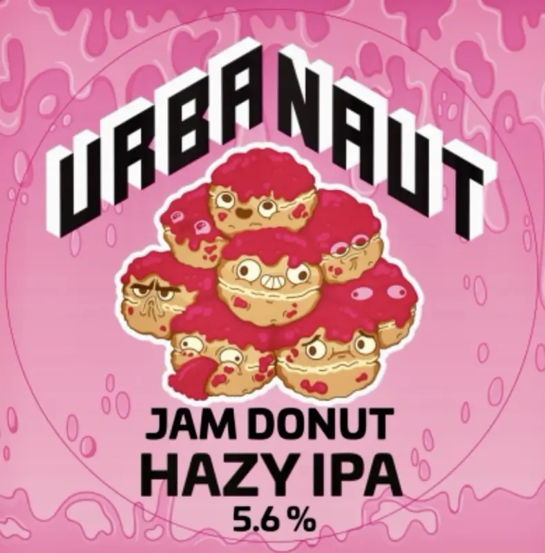 Urbanaut Brewing Co Jam Donut Hazy IPA