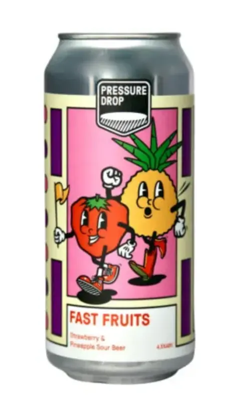 Pressure Drop Brewing Fast Fruits - Strawberry & Pineapple
