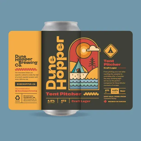 Dune Hopper Brewing Tent Pitcher