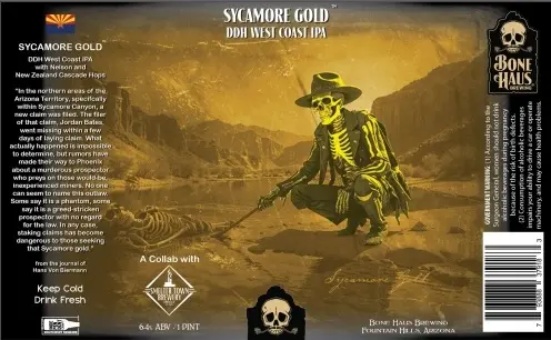 Bone Haus Brewing Sycamore Gold