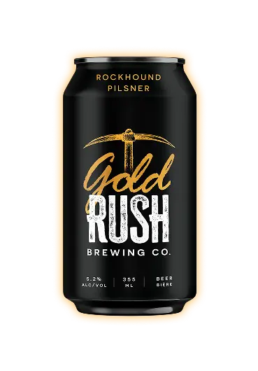 Gold Rush Brewing Co. Rockhound Pilsner