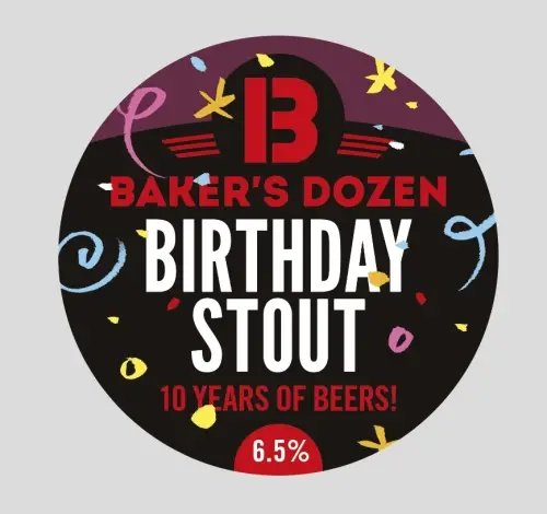 Baker's Dozen Brewing Co. Birthday Stout