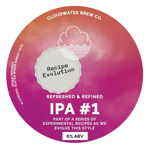 Cloudwater Brew Co IPA Recipe Evolution #1