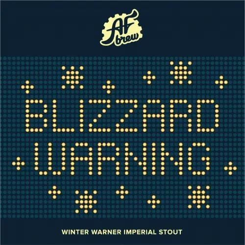 AF Brew Blizzard Warning
