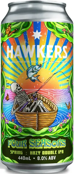Hawkers Beer Four Seasons - Spring (2023): Hazy Double IPA