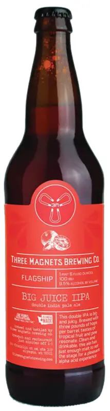 Three Magnets Brewing Big Juice Double IPA