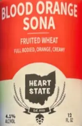 Heart State Brewing Company Blood Orange Sona