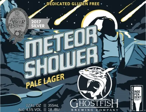 Ghostfish Brewing Company Meteor Shower Pale Lager
