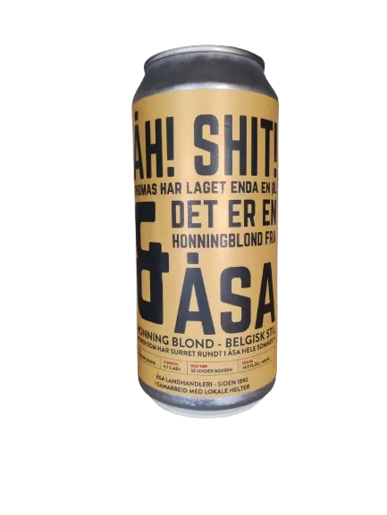 Åsa Landhandleri Åh! Shit! Thomas har laget enda en øl.