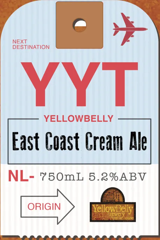YellowBelly Brewery and Public House YYT East Coast Cream Ale