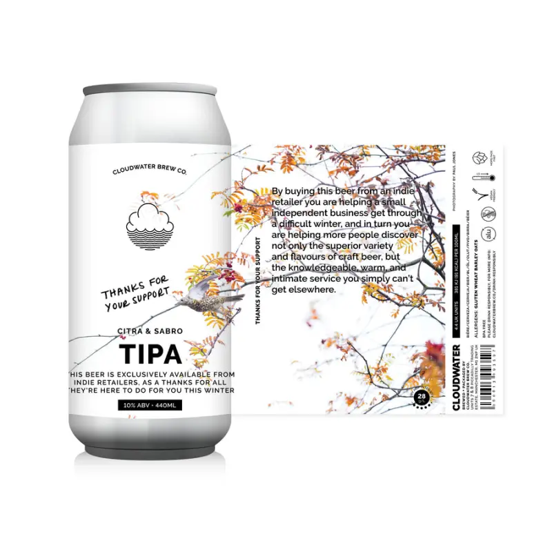 Cloudwater Brew Co Thanks For Your Support