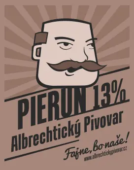 Albrechtický Pivovar Pierun 13% Amber Lager