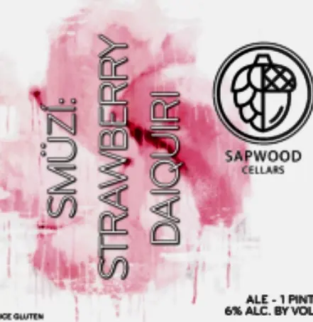 Sapwood Cellars Brewery Smuzi Strawberry Daiquiri