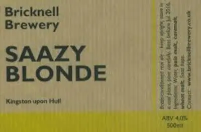 Bricknell Brewery Saazy Blonde