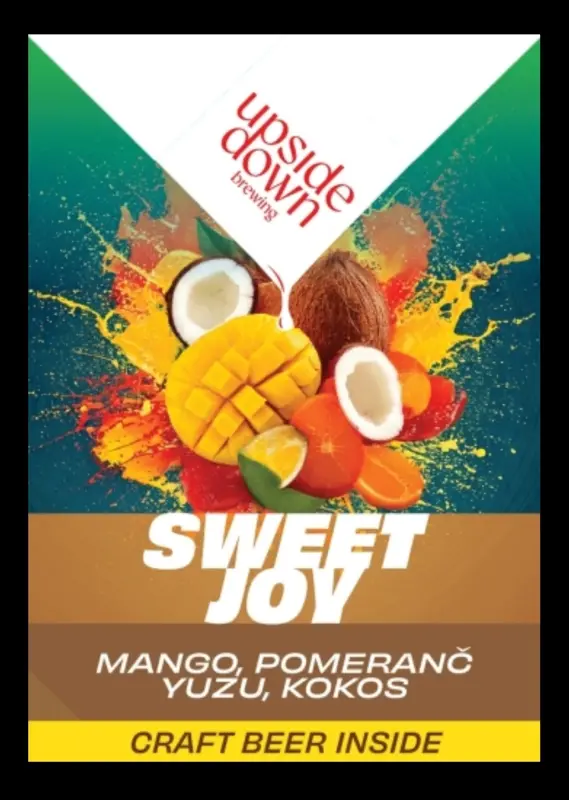 Upside Down Sweet Joy: Mango, Pomeranč, Yuzu, Kokos