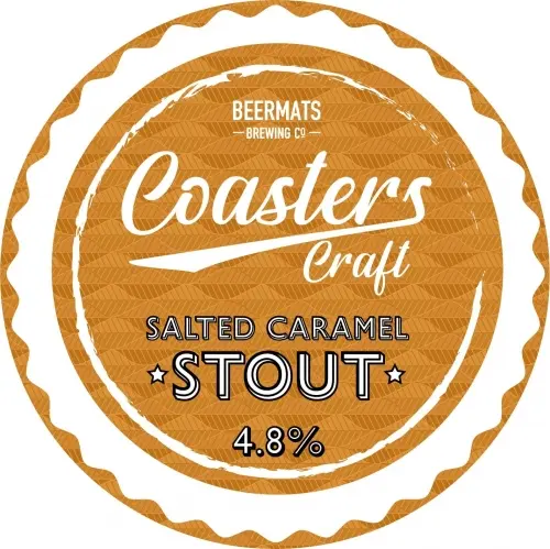 Beermats Brewing Company Coasters Craft Salted Caramel Stout