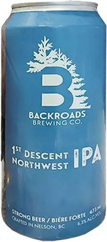 Backroads Brewing 1st Descent Northwest IPA