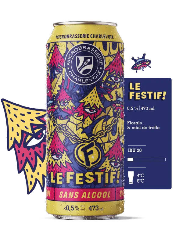 Microbrasserie Charlevoix Le Festif Sans Alcool
