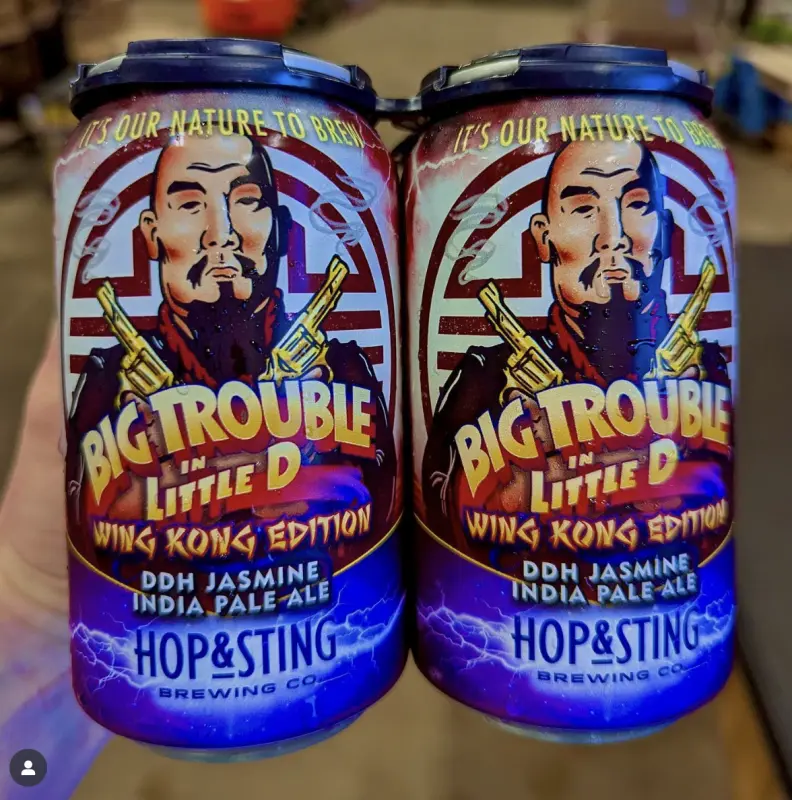 Hop & Sting Brewing Company Big Trouble In Little D: Wing Kong Edition