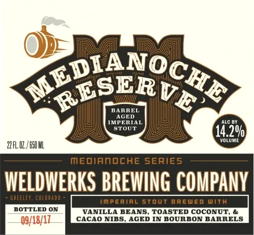 WeldWerks Brewing Company Medianoche Reserve (2017)