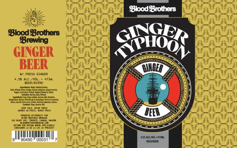 Blood Brothers Brewing Ginger Typhoon