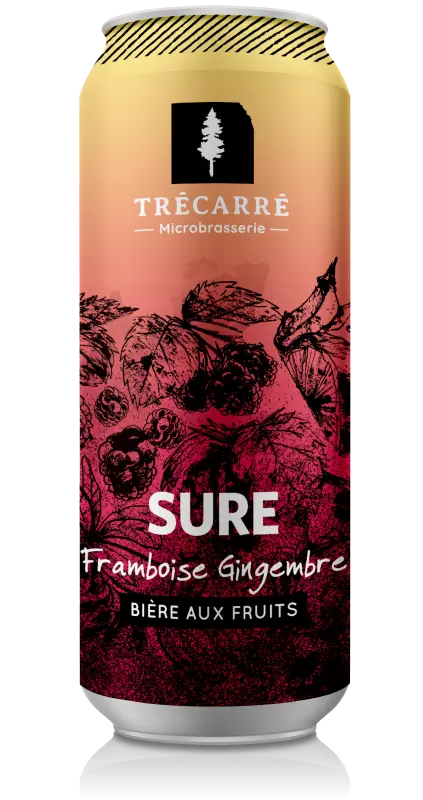 Trécarré Microbrasserie Sure Framboises Gingembre