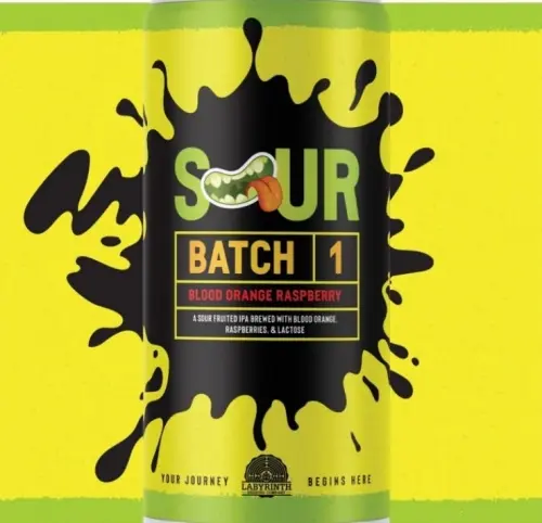 Labyrinth Brewing Company Sour Batch 1 - Blood Orange Raspberry