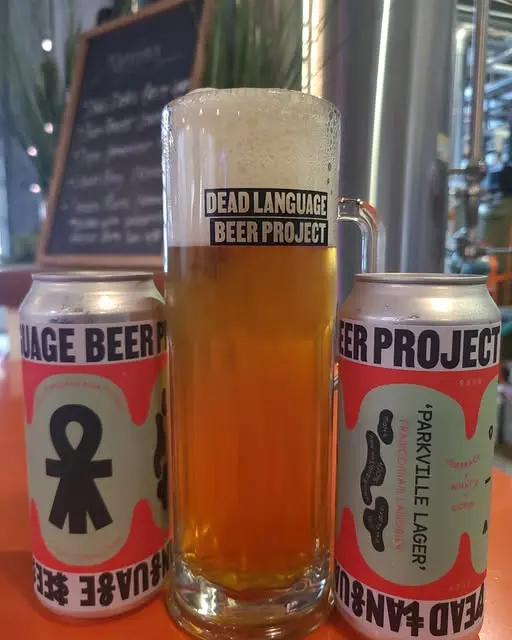 Dead Language Beer Project Parkville Lager