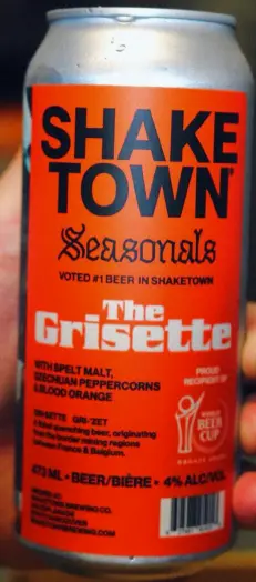 Shaketown Brewing The Grisette