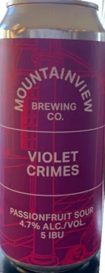Mountainview Brewing Co. Violet Crimes