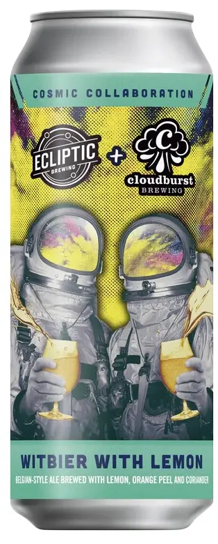 Ecliptic Brewing Witbier With Lemon