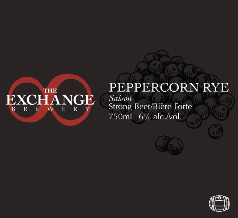 The Exchange Brewery Peppercorn Rye Saison