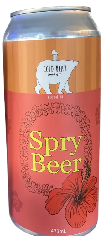 Cold Bear Brewing Company Spry Beer
