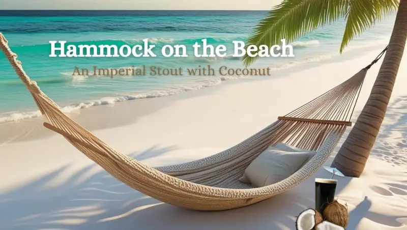 Red Brewster Hammock on the Beach