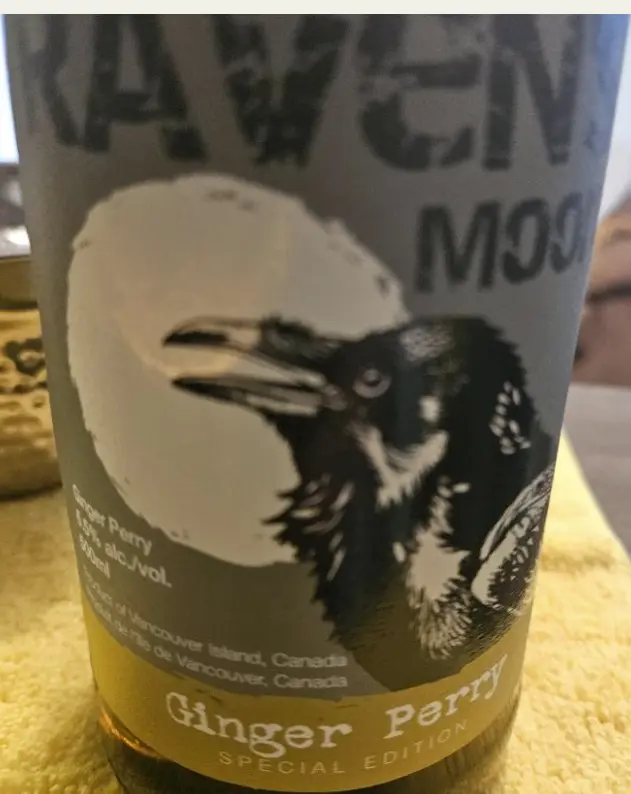 Raven's Moon Craft Cidery Ginger Perry