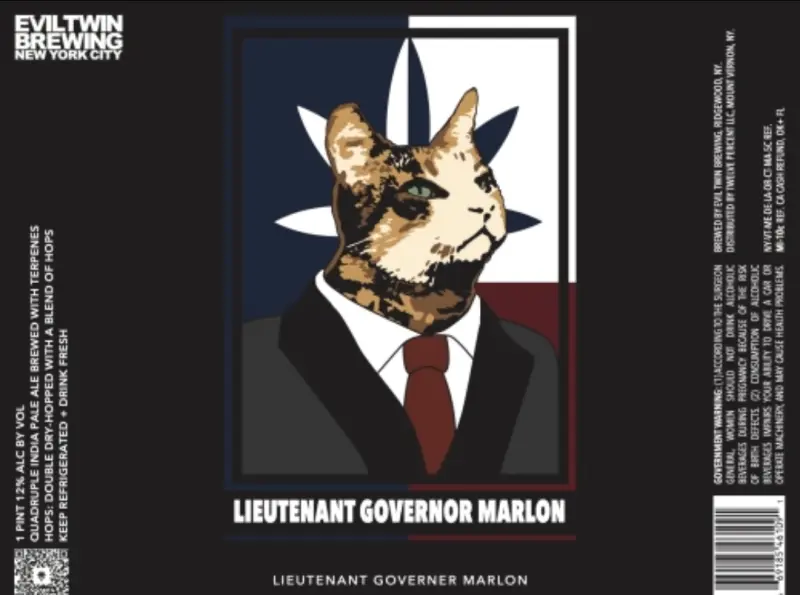Evil Twin Brewing NYC Lieutenant Governor Marlon