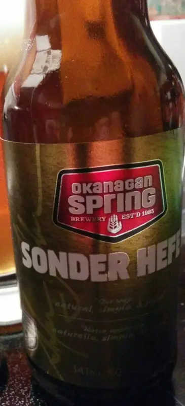 Okanagan Spring Brewery Sonder Hefe