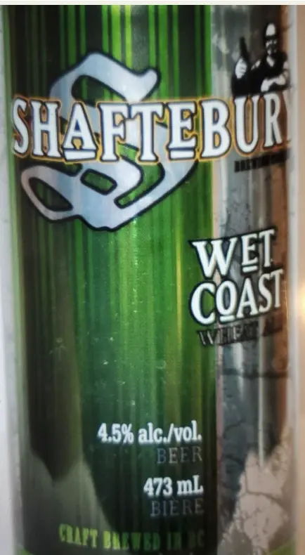 Shaftebury Brewing Wet Coast Wheat Ale